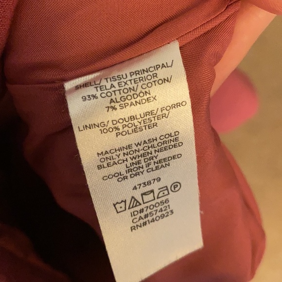 Loft Pink Pocket Skirt Lined - Picture 6 of 7